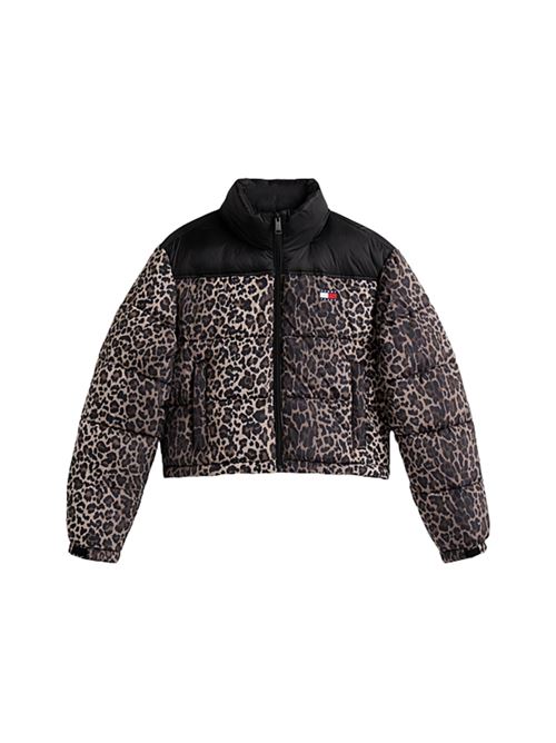 Piumino corto leopardato Tommy Jeans | DW0DW219670HD